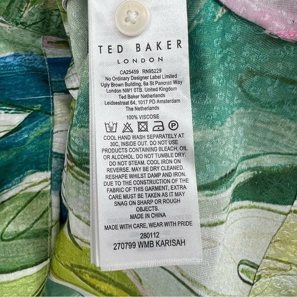 Ted Baker London Raglan Puff Sleeves Blouse  Size 8 US (3 UK) - Picture 10 of 11